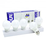 Tesla BL271030-5PACK - LED žárovka BULB E27, 9W, 230V, 806lm, 25 000h, 3000K teplá bílá, 220° 5ks v balení