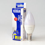 Tesla CL140630-7 - LED žárovka CANDLE svíčka, E14, 6W, 230V, 470lm, 25 000h, 3000K teplá bílá, 180°