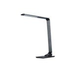 Tesla DE01CHS-1 - stolní LED lampička, PETRA, CCT 3000-6000K, 5K 420lm, w-charger, stříbrná