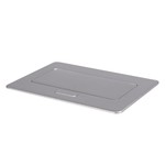 Kanlux 28313 BIURO+   Krabice kovová do stolu POP-UP 2xM45 - stříbrná
