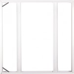 Tesla - montážní rámeček pro LED panely 600x600mm lesklá bílá