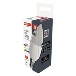 EMOS ZQW322R Chytrá LED žárovka GoSmart svíčka / E14 / 4,8 W (40 W) / 470lm / RGB / stmívatelná / Wi-Fi